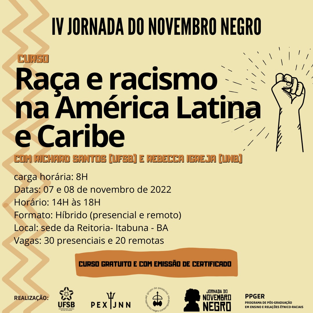 IV JORNADA DO NOVEMBRO NEGRO DA UFSB 